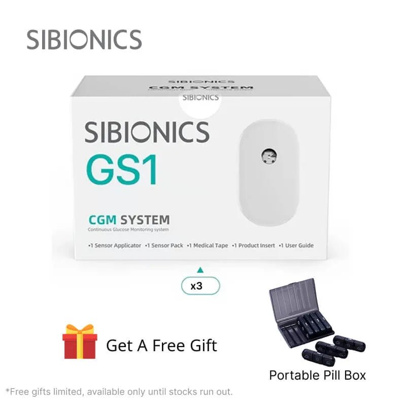 SIBIONICS GS1 Continuous Glucose Monitoring (CGM) System - SIBIONICS