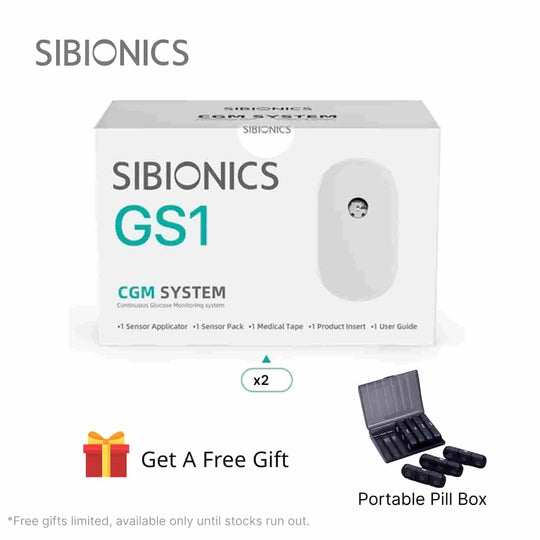 SIBIONICS GS1 Continuous Glucose Monitoring (CGM) System - SIBIONICS