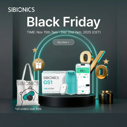 (Buy 2 get Free Gift) SIBIONICS GS1 Continuous Glucose Monitoring (CGM) System - SIBIONICS