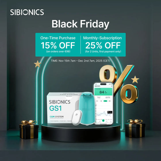(Up to 25%OFF)SIBIONICS GS1 CGM-Continuous Glucose Monitoring System