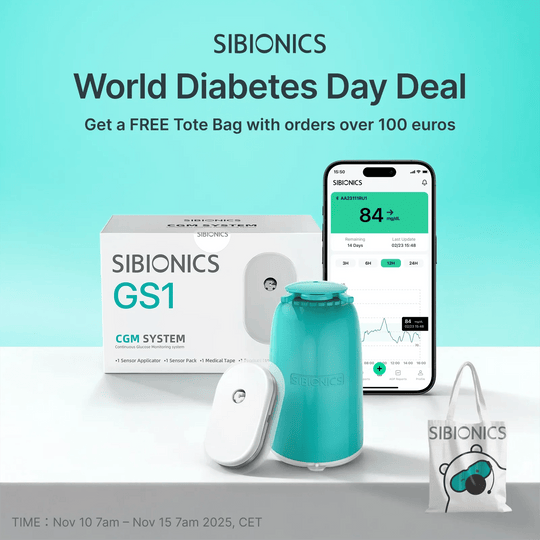 (Buy 2 get Free Gift) SIBIONICS GS1 Continuous Glucose Monitoring (CGM) System - SIBIONICS